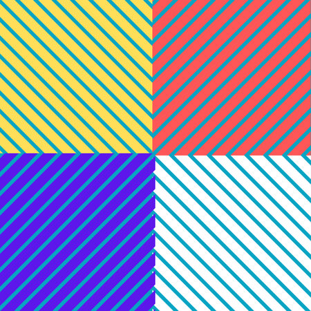 Multiple color cross lines design backgroundの写真素材