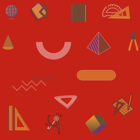 Memphis fabric printing seamless pattern. Geometric sign and symbols collocation backgroundの写真素材