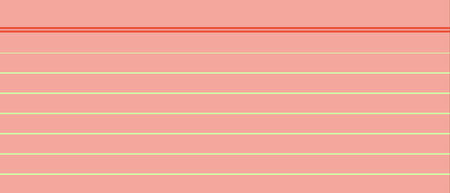 Seamless red notebook paper with bright colour linesの写真素材