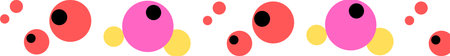 This is a illustration of Cute Dots background suitable for fashion printsの写真素材