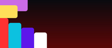 Abstract geometric cubic colour background illustrationの写真素材