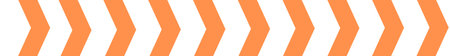 Light orange and white arrow direction ribbon. Horizontal stripe in orange and white warning tape. Road safety elementの写真素材