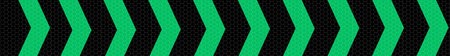 Luxury green and black arrow honeycomb reflective tape. Long horizontal arrow reflective ribbon backgroundの写真素材