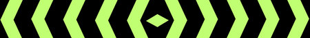 Green dual direction arrow marking tape. Horizontal stripe of both directions shiny tape. Auto glow direction reflective tapeの写真素材