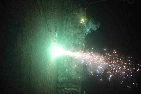 Diwali celebration with blasting crackersの写真素材