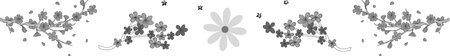 Asian ornaments floral and soft lunar cherry blossom leaf pattern. Beautiful floral leaf artworkの写真素材