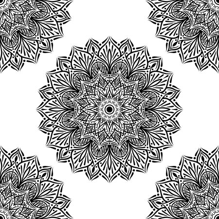 Mandala vector designのイラスト素材