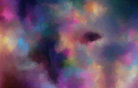 Colorful watercolor background, abstract colors, free stock vectorのイラスト素材