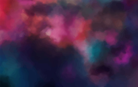 Colorful watercolor background, abstract colors, free stock vectorのイラスト素材