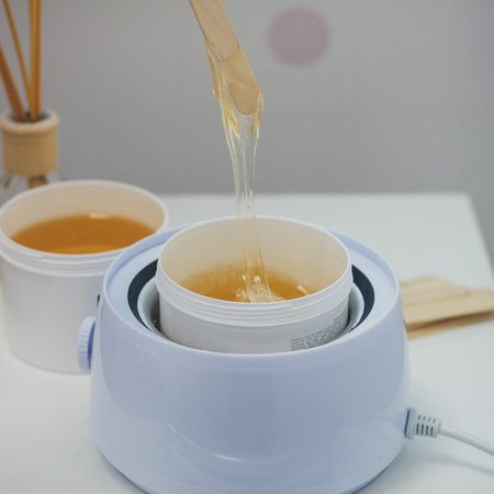 Melted paste for sugaring in beauty salonの写真素材