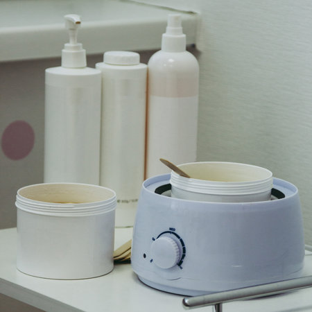 Melted paste for sugaring in beauty salonの写真素材
