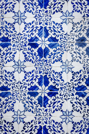 Ceramic tiles patterns from Portugal Azulejos