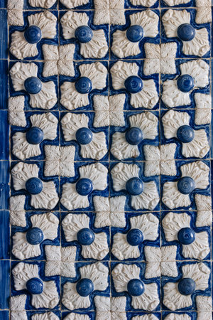 Azulejos ceramic tiles patterns from Portugal