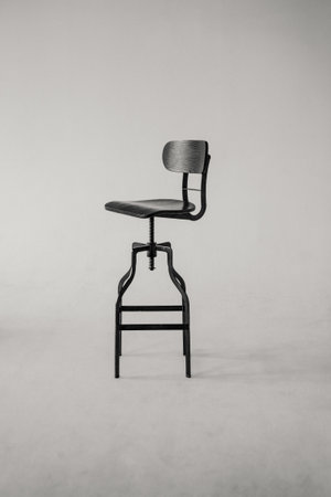 Modern chair on white backgroundの写真素材
