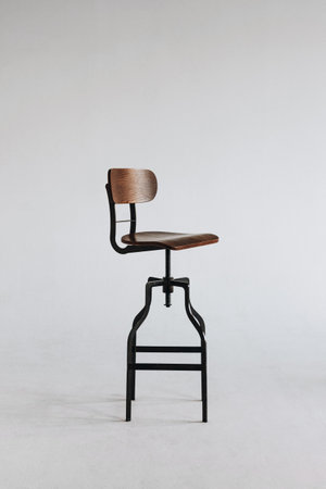 Modern chair on white backgroundの写真素材