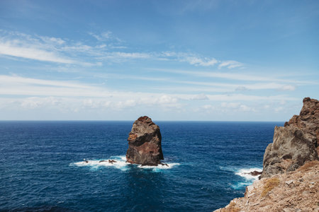 Point of Saint Lawrence in the north-east of Madeira, Portugal