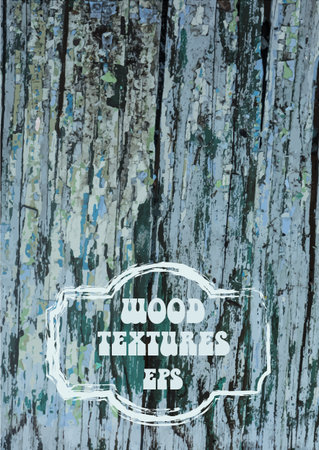 old wooden texture with peeling paintのイラスト素材