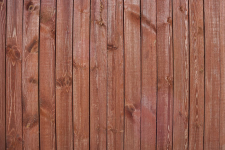 Fence with wood in the streetの写真素材