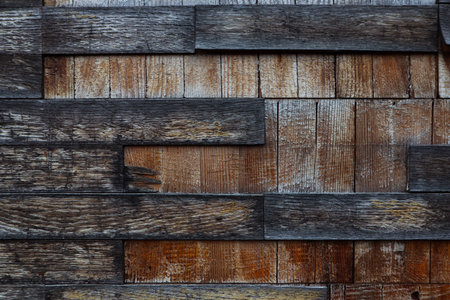 old wood fenceの写真素材