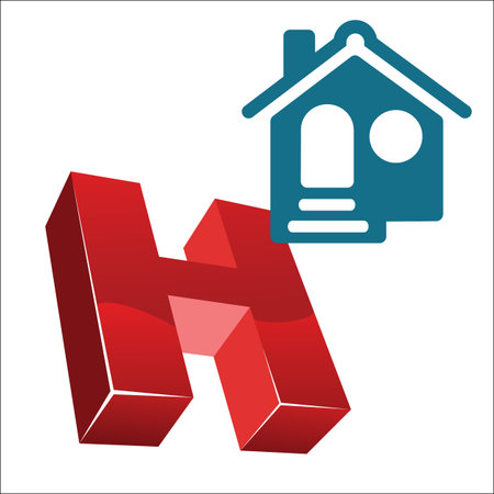 H home alphabet Vector . Hand drawn letters. Letters of the alphabet written.のイラスト素材