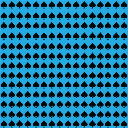 clubs Leather texture pattern vector on black blue backgroundのイラスト素材