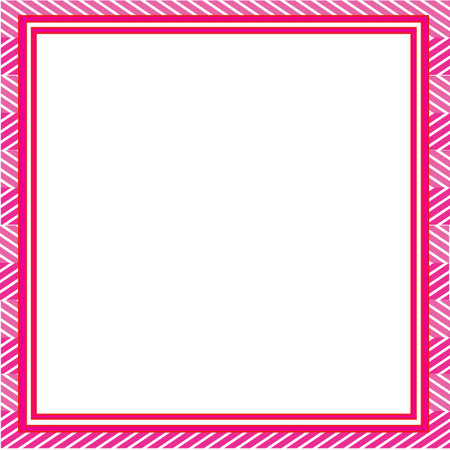 Pink abstract frame. Template for designs, invitation, party, birthday, wedding.のイラスト素材