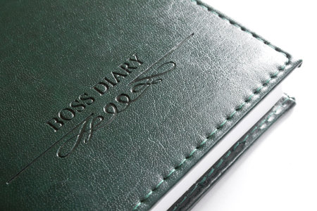 Boss diary for planning business meetingsの写真素材