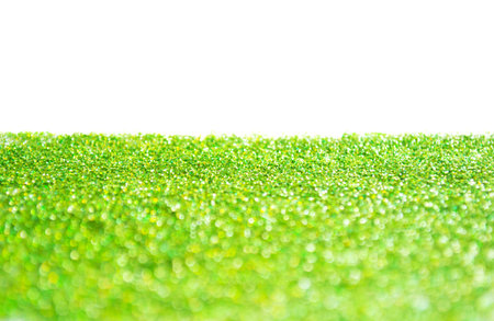 Green glitter background
