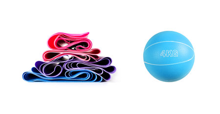 Sport equipment for fitnessの写真素材