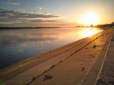 Sunset on the River