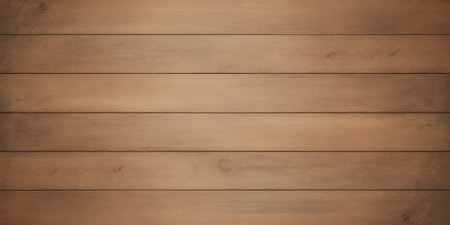 Warm brown wooden planks form a textured background, perfect for rustic designs and natural aestheticsの素材