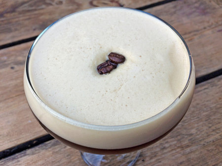 Martini Espresso. The new trend - Tequila Martini Espressoの写真素材