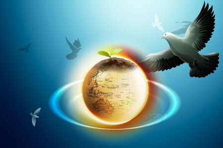 The earth 1の写真素材