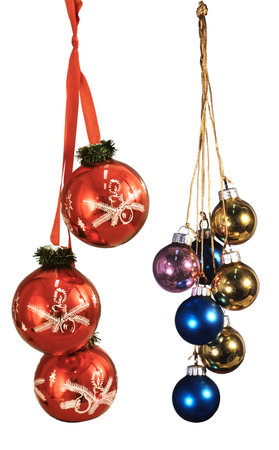 Here you can see nice Christmas ornamentsの写真素材