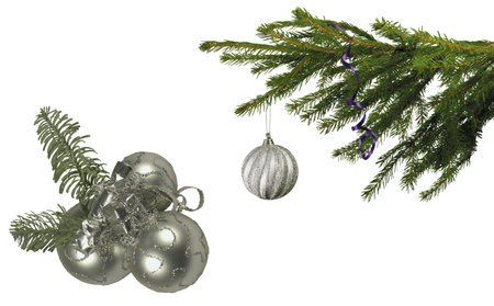 Here you can see Christmas decorationの写真素材