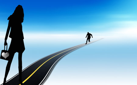 Here you can see a pictuer about Valentine Dayの写真素材