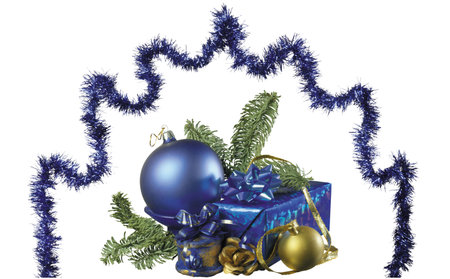 Here you can see nice Christmas ornaments for yoyr designの写真素材