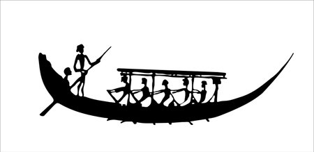 Vector ancient boatのイラスト素材