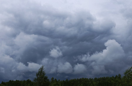Storm cloudsの写真素材