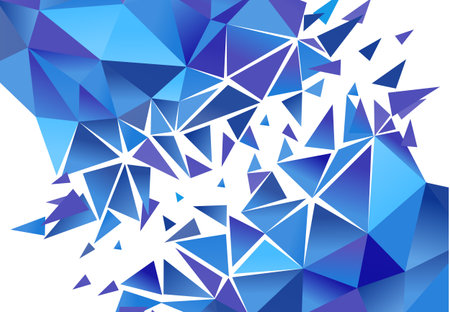 Abstract Polygon Background.  Vectorのイラスト素材