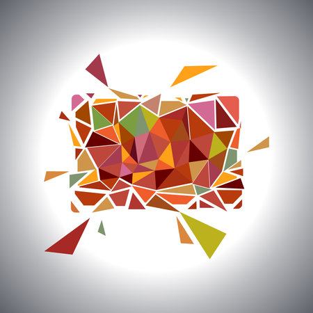 Polygonal Geometric Card.  Vectorのイラスト素材