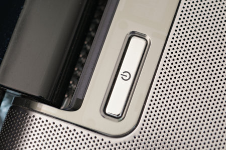 Power button on a laptop