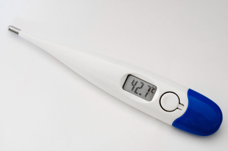 A very high temperature thermometer marking