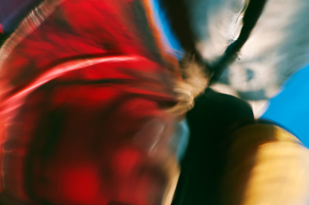 Abstract background consisting of various colorsの写真素材