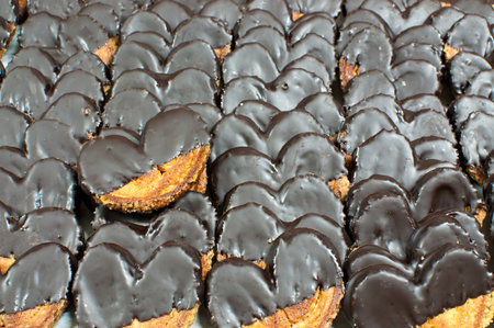 Detail of various ecological bakery productsの写真素材