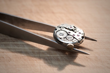 Special tools for repair of clocks の写真素材