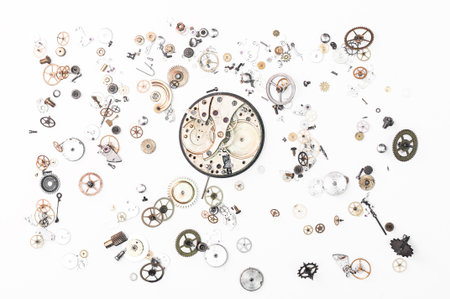 clock partsの写真素材