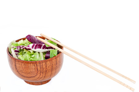 Detail of a mixed saladの写真素材