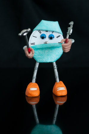 Special tools for repair of clocks の写真素材