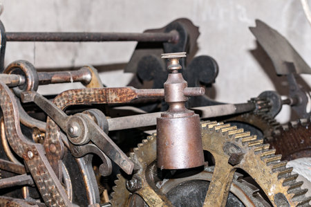 Details clockwork of a church